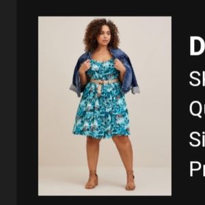 Torrid Encanto cold shoulder dress